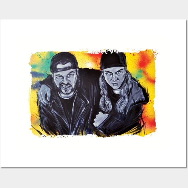 Jay and Silent Bob Wall Art by Lopan4000